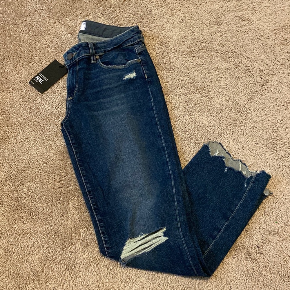 Paige Miki mid-rise straight crop Jean